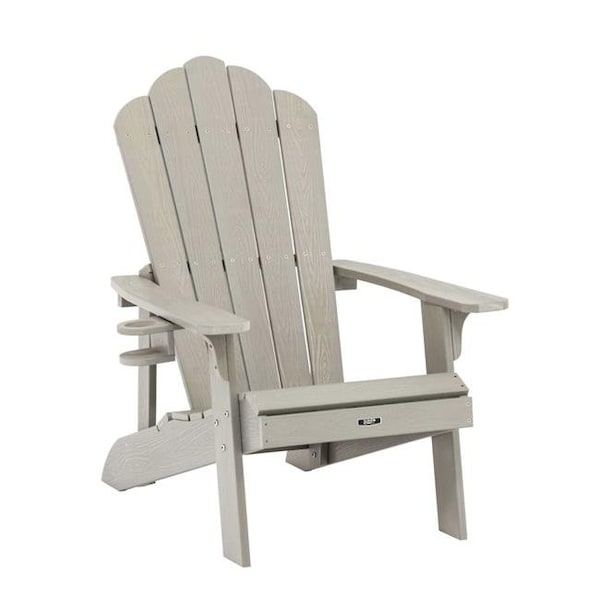 Blue Wave Blue Wave NU6824 EZ-Care Tek-Wood Adirondack Chair; Slate Gray - 37 x 30.7 x 41.7 in. NU6824 - main
